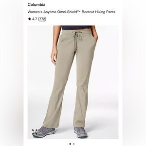 Columbia Women’s Plus Khaki stretch woven pants